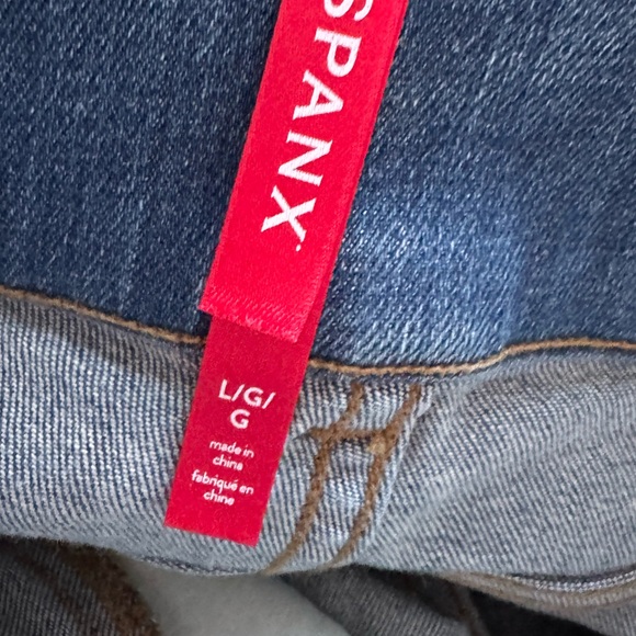 Spanx Straight Leg Jeans Vintage Indigo Style - Picture 4 of 5